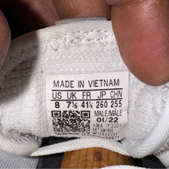 Adidas Fluidflow 2.0 White Grey Red GW1902 Men’s Size 8 - Picture 6 of 6